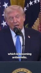 Trump raises alarm over antisemitism in Congress