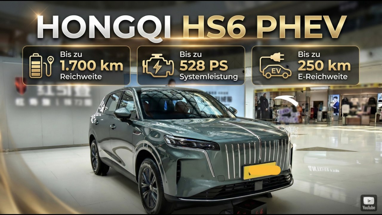 Luxus, Technik & Style: Das ist der neue Hongqi HS6 PHEV