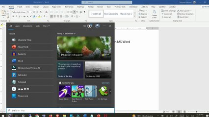 How to insert Bell Icon 🔔 Symbol in MS Word