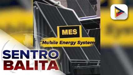 Pag-asa Island Integrated School, hinatiran ng Mobile Energy System ng DOE