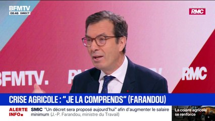 Jean-Pierre Farandou: "Je comprends la colère agricole"