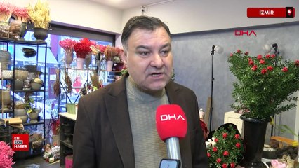 İzmir’de yılbaşı öncesi kokina çiçeğine talep iki kat arttı