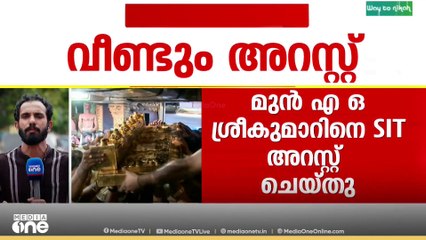 ശബരിമല സ്വർണകൊള്ള കേസിൽ വീണ്ടും അറസ്റ്റ്; മുൻ എഒ ശ്രീകുമാർ അറസ്റ്റിൽ