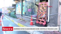 Sarıyer’de zemininde kayma oluşan binanın sahibi: Kontrollü yıkılması lazım