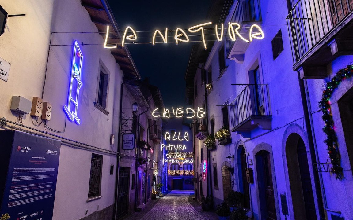 Pulsee Winter Lights a Pescasseroli: luci d’autore tra arte e natura