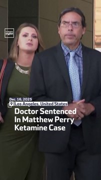 Doctor Sentenced In Matthew Perry Ketamine Case