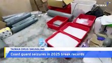 Taiwan Coast Guard Reports Record Drugs Seizures in 2025