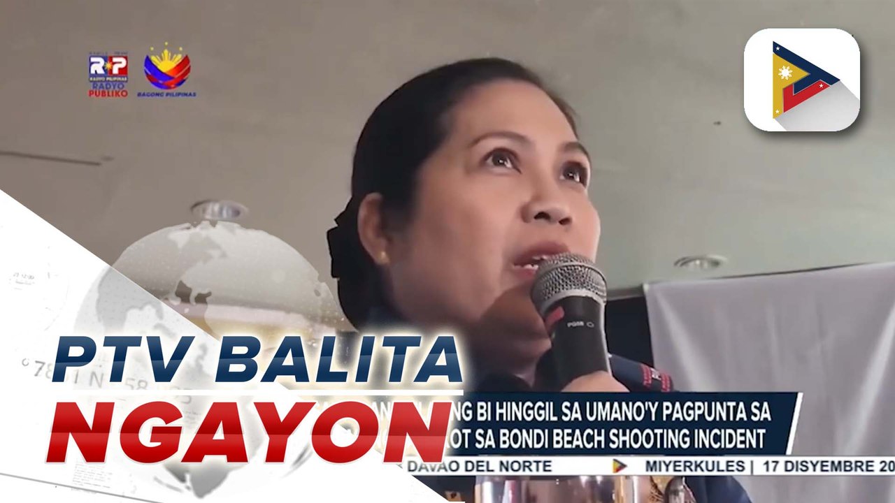 PRO-11, iimbestigahan ang ulat ng BI hinggil sa umano'y pagpunta sa Pilipinas ng mag-amang sangkot sa Bondi Beach shooting incident