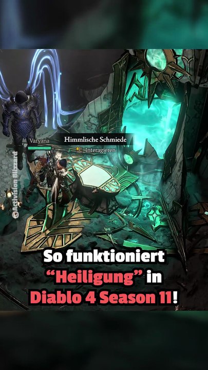 Diablo 4: So funktioniert das neue Feature Heiligung in Season 11
