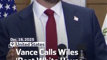Vance Calls Wiles ‘Best White House Chief Of Staff’