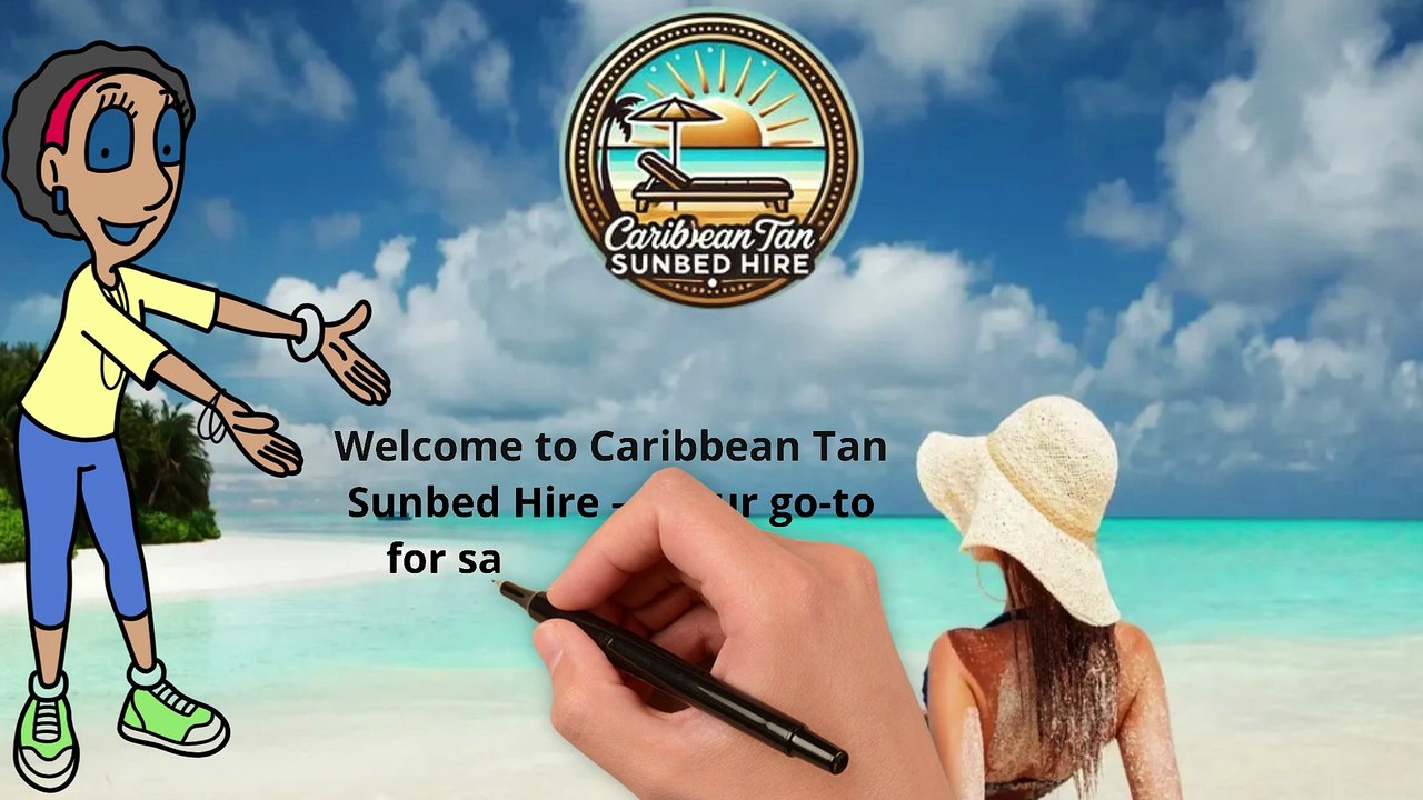Short Video Presentation Caribbean Tan Sunbed Hire