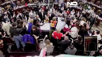 Caos en el Congreso de la Ciudad de México durante el debate de la reforma de transparencia