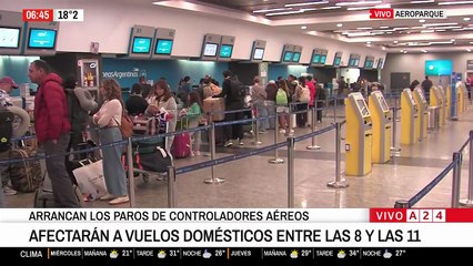 Paro de controladores aéreos: qué vuelos se verán afectados desde este miércoles