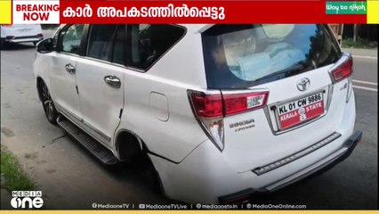 മന്ത്രി സജി ചെറിയാന്റെ വാഹനം അപകടത്തിൽപ്പെട്ടു