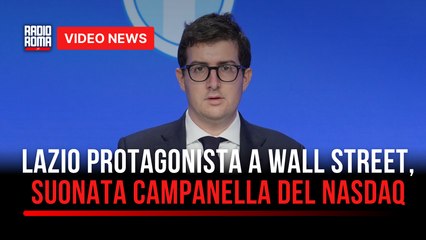 Lazio protagonista a Wall Street, suonata campanella del Nasdaq