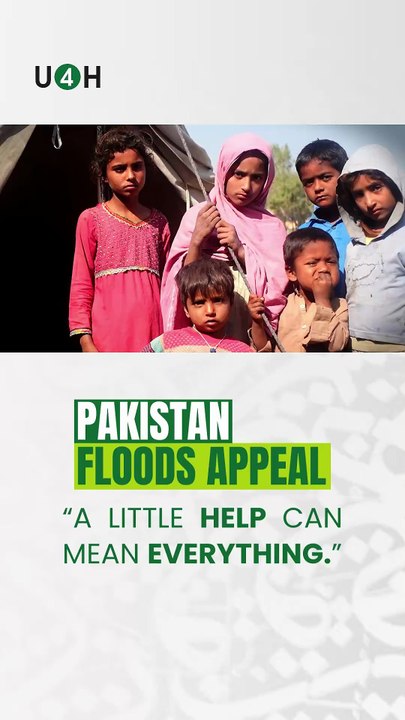 Pakistan Flood Victims – In Their Hardest Moments… We Stand With Them