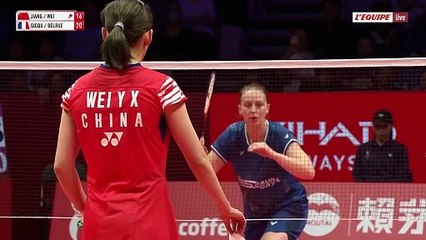 La paire Delrue-Gicquel renversée par les n°1 mondiaux - Badminton - World Tour Finals