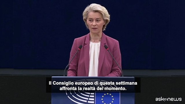 Von der Leyen: È il momento dell'indipendenza dell'Europa