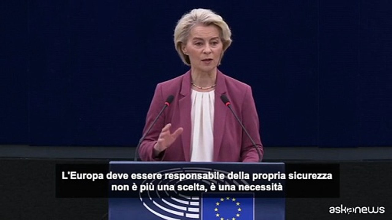 Von der Leyen: Europa deve essere responsabile della propria sicurezza