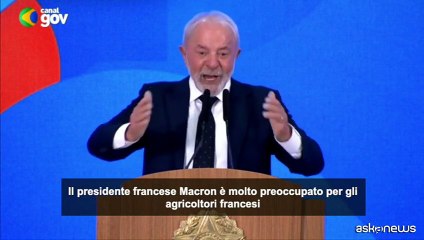 L'appello di Lula a Meloni e Macron per l'accordo Ue-Mercosur