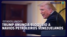 Trump promete bloquear petroleiros sancionados em rotas de petróleo venezuelano