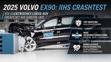 Volvo EX90 im IIHS Crashtest: Vollelektrisches SUV überzeugt auf ganzer Linie