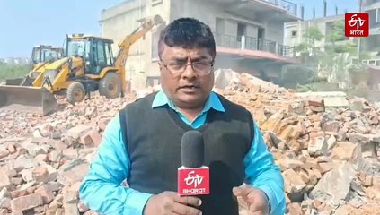 रिम्स की जमीन पर बुधवार को भी चला प्रशासन का बुलडोजर, अतिक्रमण के खिलाफ कार्रवाई जारी