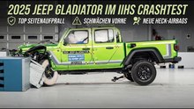 IIHS Crashtest enthüllt Licht & Schatten beim 2025 Jeep Gladiator