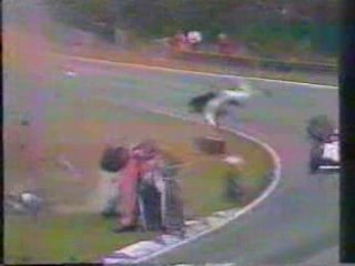 F1 crash villeneuve zolder