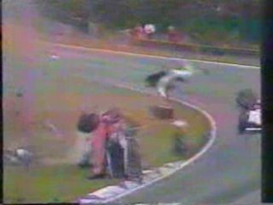 F1 crash villeneuve zolder