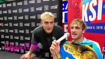 KSI Reacts to Logan Paul Vs Floyd Mayweather Results