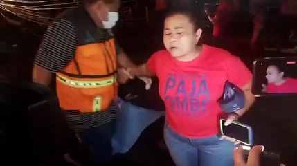 Mujer explota tras accidente de tránsito en San Pedro Sula