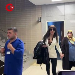 Uyuşturucu operasyonu kapsamında başlatılan soruşturmada uyuşturucu testi pozitif çıkan spiker Ela Rümeysa Cebeci, ikinci kez ifade vermek üzere Çağlayan Adliyesi’ne geldi.