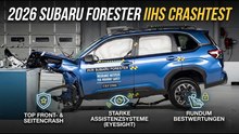 IIHS Crashtest im Check: So sicher ist der neue Subaru Forester 2026