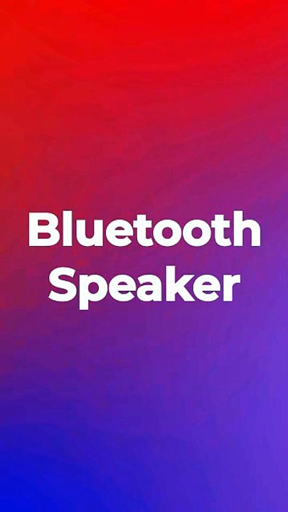 Bluetooth Speaker