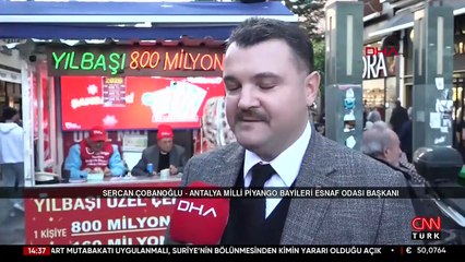 Milli Piyango'nun rekor ikramiyesine Antalya'da yoğun ilgi: "Talep %30 arttı, biletler bitebilir" uyarısı
