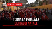 Centinaia di Babbi Natale in bicicletta a Roma: torna la pedalata benefica di Peter Pan ODV
