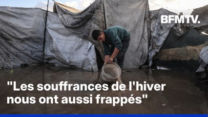 Gaza: des intempéries font au moins 18 morts