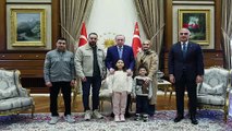 Cumhurbaşkanı Erdoğan, Filistinli Hind Rajab'ın aile ve akrabalarını kabul etti