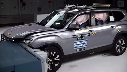 VW Atlas 2026: So schlägt sich der SUV im IIHS Crashtest!