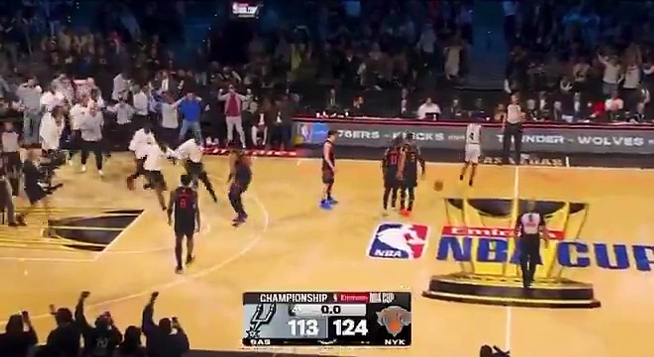 Los Knicks vencen a los Spurs y se consagran campeones de la Copa NBA