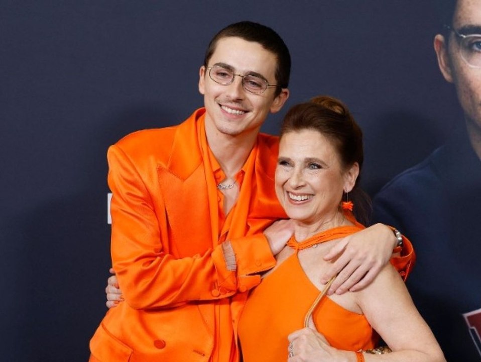 New York: Timothée Chalamet sticht erneut in Orange hervor