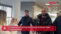 Uyuşturucu soruşturmasında tutuklanan fenomen Sercan Yaşar adliyede