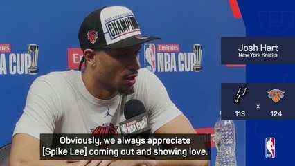 Hart shouts out Knicks superfan Spike Lee after NBA Cup triumph