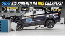 Sicherheit auf neuem Level – 2026 Kia Sorento im IIHS Check
