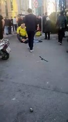 Şişli'de can pazarı: Otomobil yayaların arasına daldı! Çok sayıda yaralı var