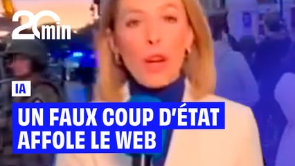 Une vidéo annonçant un faux coup d'État en France fait réagir Emmanuel Macron