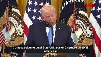 Donald Trump organizza la festa di Hanukkah alla Casa Bianca
