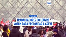 Museu do Louvre continua fechado devido devido à greve dos trabalhadores