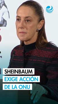 Sheinbaum exige a la ONU intervenir ante sanciones petroleras de Trump a Venezuela